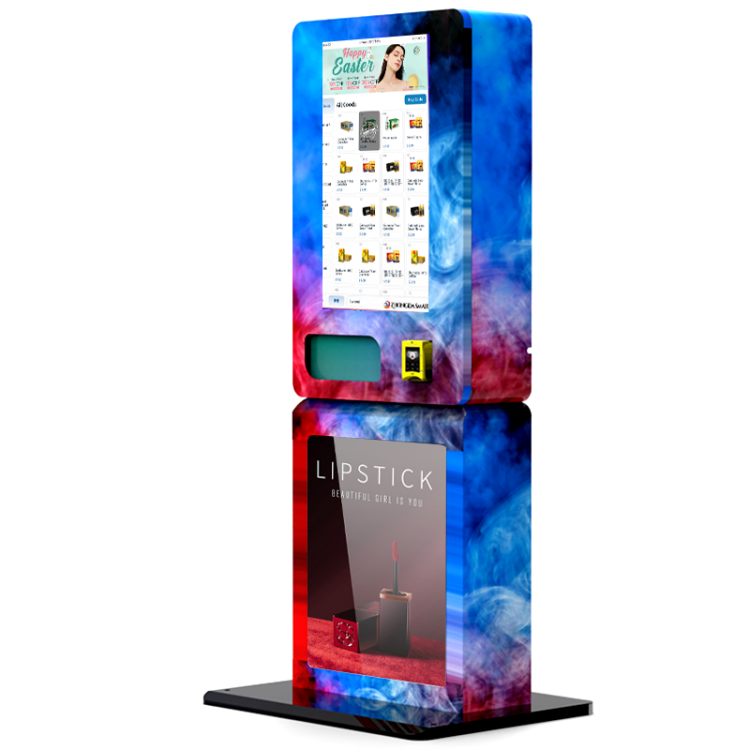 Zhongda Combo Vending Machine by Zhongda CBD Perfume ID Card Machine with Age Verification outside Expanded Vending Machines