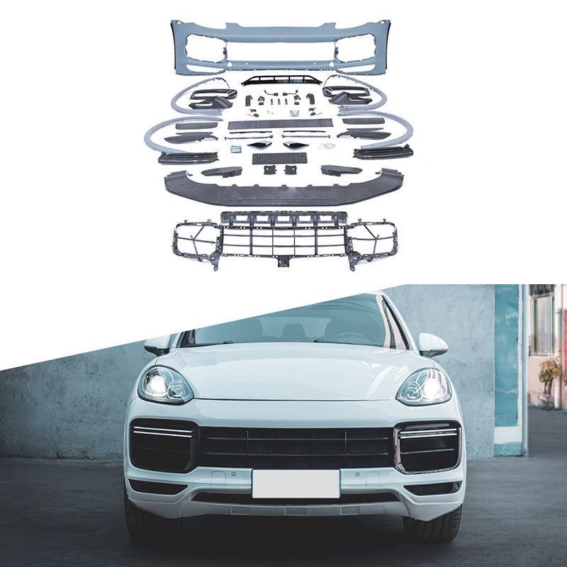 Facelift for Porsche 2015-2017 958.2 Cayenne body kit upgrade 2023  9Y0.1 cayenne sports surrounded