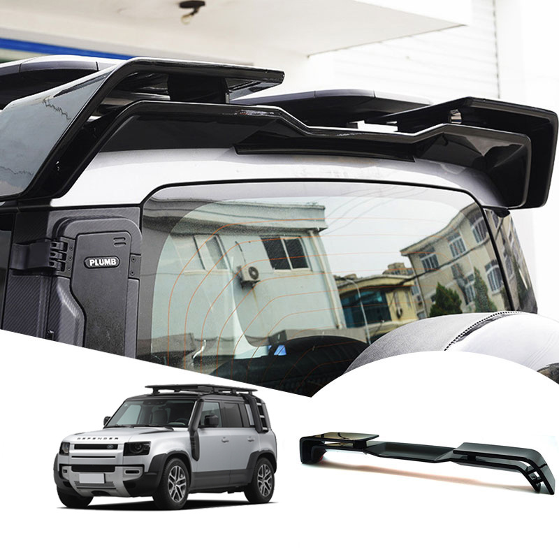 Universial Carbon Fiber Car Electric Spoiler Automatic Side Board Cover Rear for Land rover defender rear roof spoiler 2022 2023