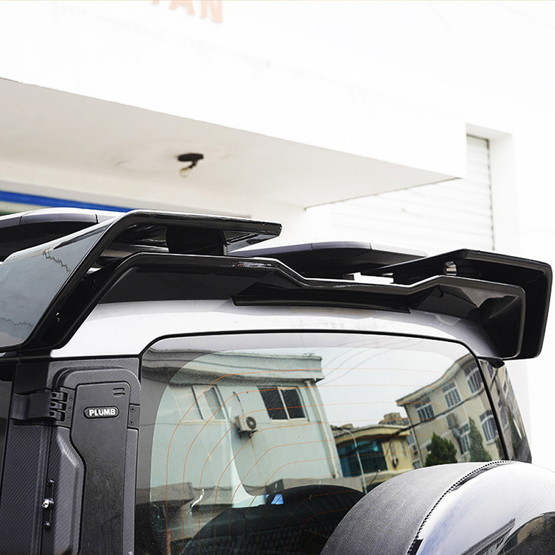 Universial Carbon Fiber Car Electric Spoiler Automatic Side Board Cover Rear for Land rover defender rear roof spoiler 2022 2023