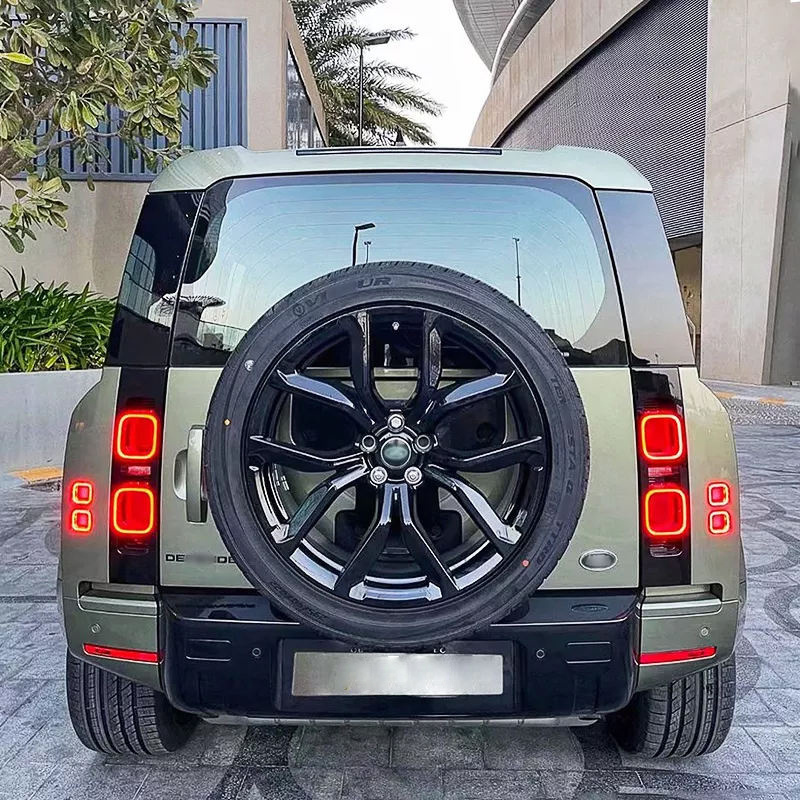 Staggered 20x10 20x11 21 22 inches Black Rims Forged Deep Dish Concave Alloy land rover defender Car Wheel 2022 2023 2024