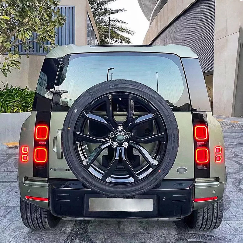 Staggered 20x10 20x11 21 22 inches Black Rims Forged Deep Dish Concave Alloy land rover defender Car Wheel 2022 2023 2024