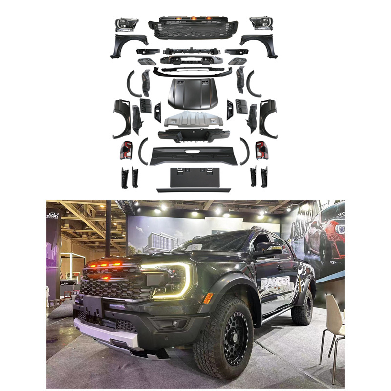 Auto Body Kit Bumper Car Bumpers Front Body kit For 2015-2021 T6 T7 T8 ford RANGER Upgrade 2022 2023 T9 RANGER RAPTOR