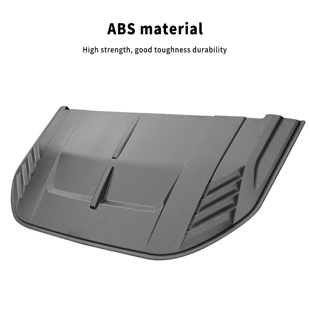 Car Exterior Accessories ABS Black Bonnet Scoop Cover Set Engine Hood Air Vent Hood Bonnet Cover  For Ford Bronco 2021 2022