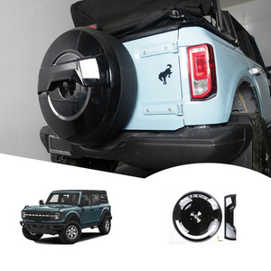 Car exterior accessories parts Car Spare Tire Cover Black Wheel Cover Storage Bag Protector for Ford Bronco 2021 2022 2023 2024