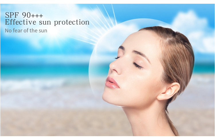 LANORIENT  Private label oem  SPF 90  Protection Screen Moisturizer Whitening Organic Sunscreen Cream