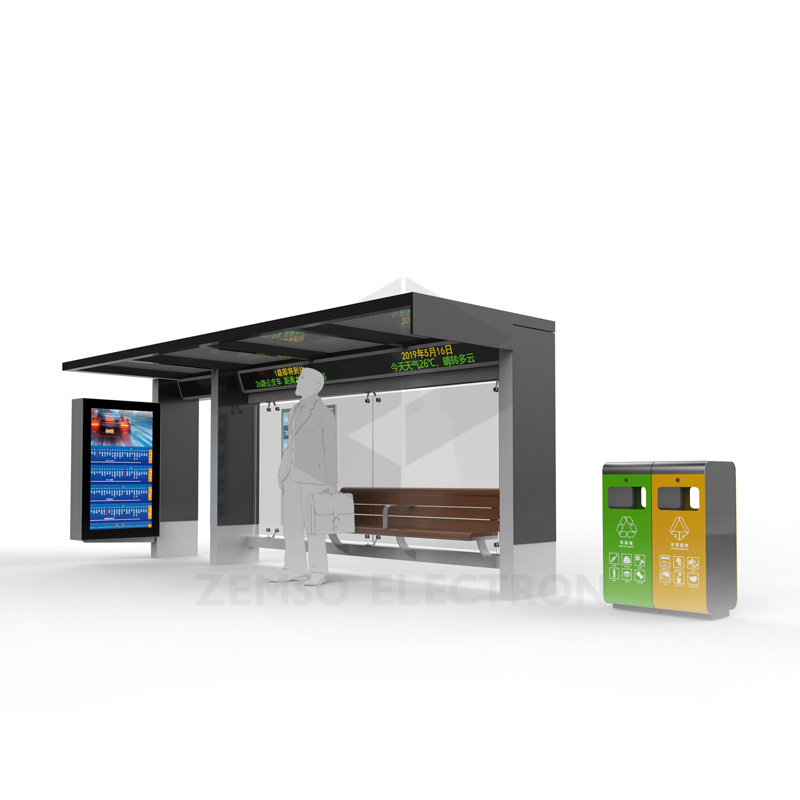 high quality bus shelters for sale manufacturer  bus stop shelters with announcement system