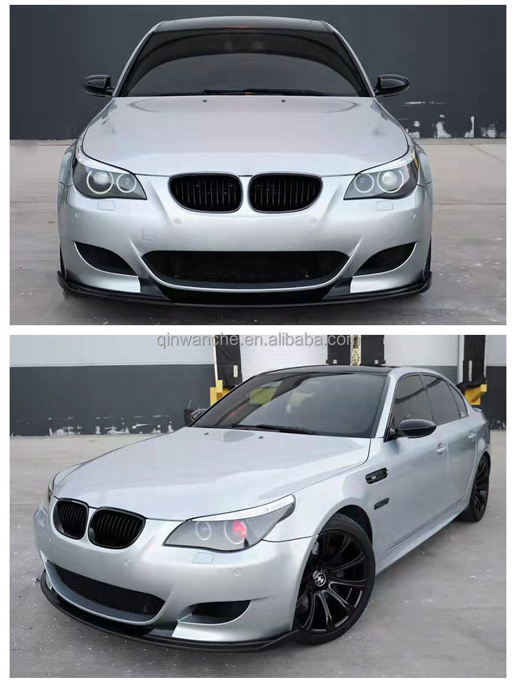 Hot sale car bumper m5 style For BMW 5 series E60 2003-2010 M5 style body kit For Bmw E60 PP material Fit body kit