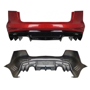 Car body kit For 2009-2015 Mitsubishi Lancer EX Change To Vari rear bumper High quality PP material Car bumpers