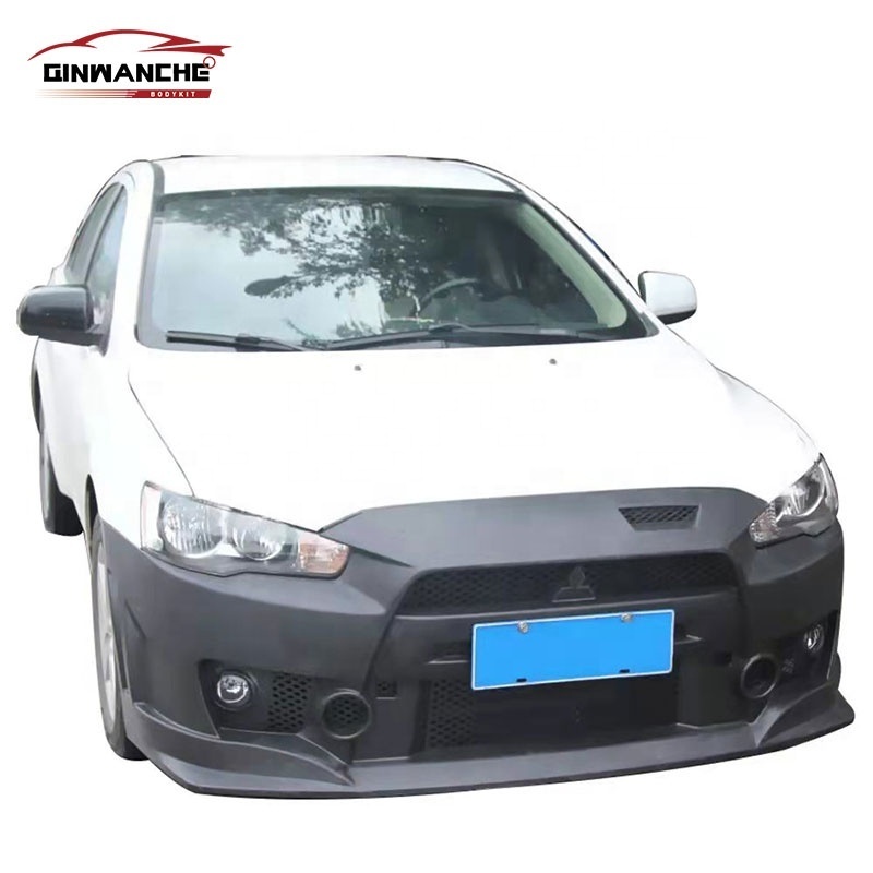 Factory direct Car bumper For Mitsubishi Lancer 2009-2015 Upgrade FQ Style Front bumper Rear bumper Side skirt other accessories