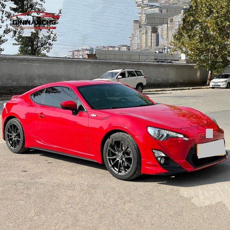 Hot sale Car body kits For TRD Style Front lip Rear lip Side skirts Suitable To Toyota GT86/BRZ 2013-2015