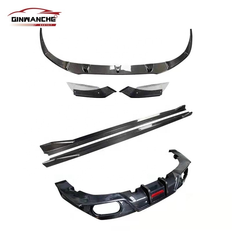 High Quality Carbon fiber Car body kit Front lip rear diffuser Side skirts spoiler Full set For BMW Z4 G29