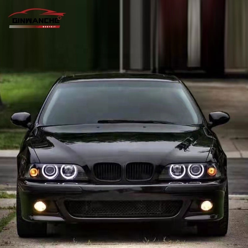 Good quality and good price Car bumpers For BMW 5 Series E39 520i 1996-2002 Upgrade M5 Style Front bumper Rear bumper