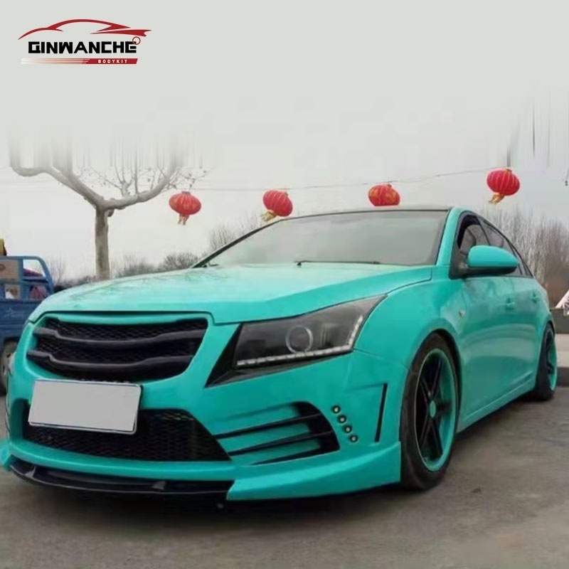 PP Plastic Car Body Kits Front Bumper Rear Bumper Side Skirts For Chevrolet Cruze 2009-2015 Car bumpers