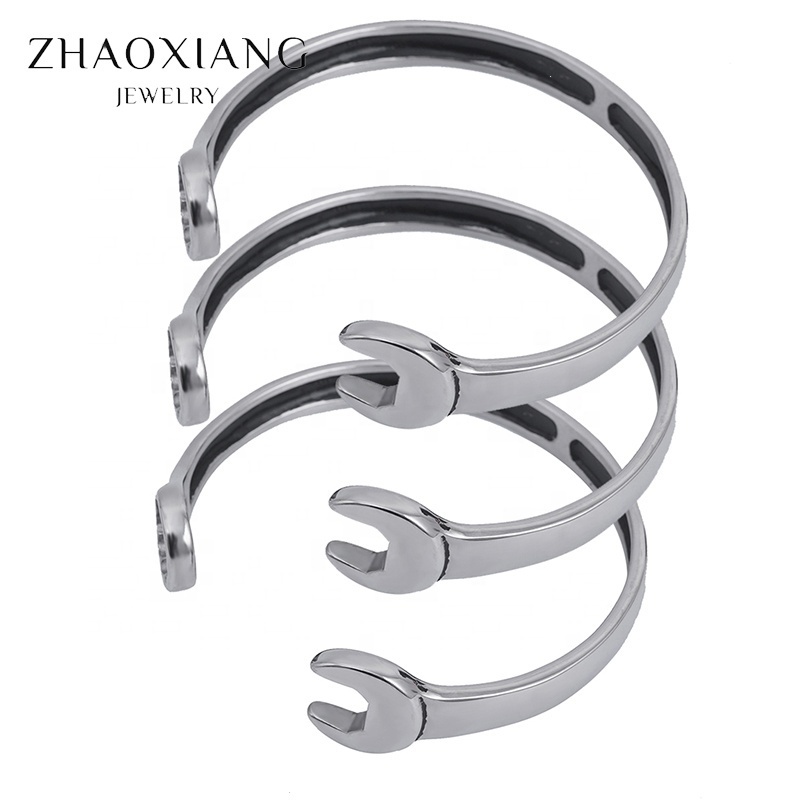 New Arrival Polished Stainless Steel Cuff Bracelets Bangles Custom Made Manufacturer Wholesale