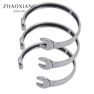 New Arrival Polished Stainless Steel Cuff Bracelets Bangles Custom Made Manufacturer Wholesale