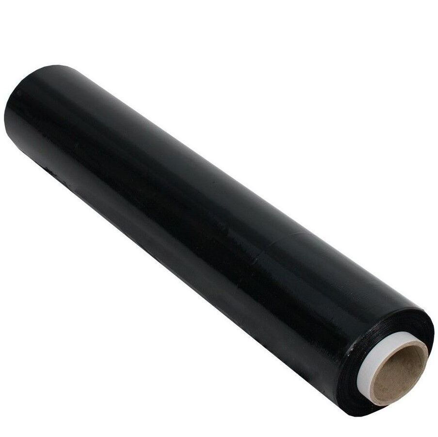 PE Material and Packaging Usage Pallet Shrink Wrap Custom Color Opaque Black Stretch Film