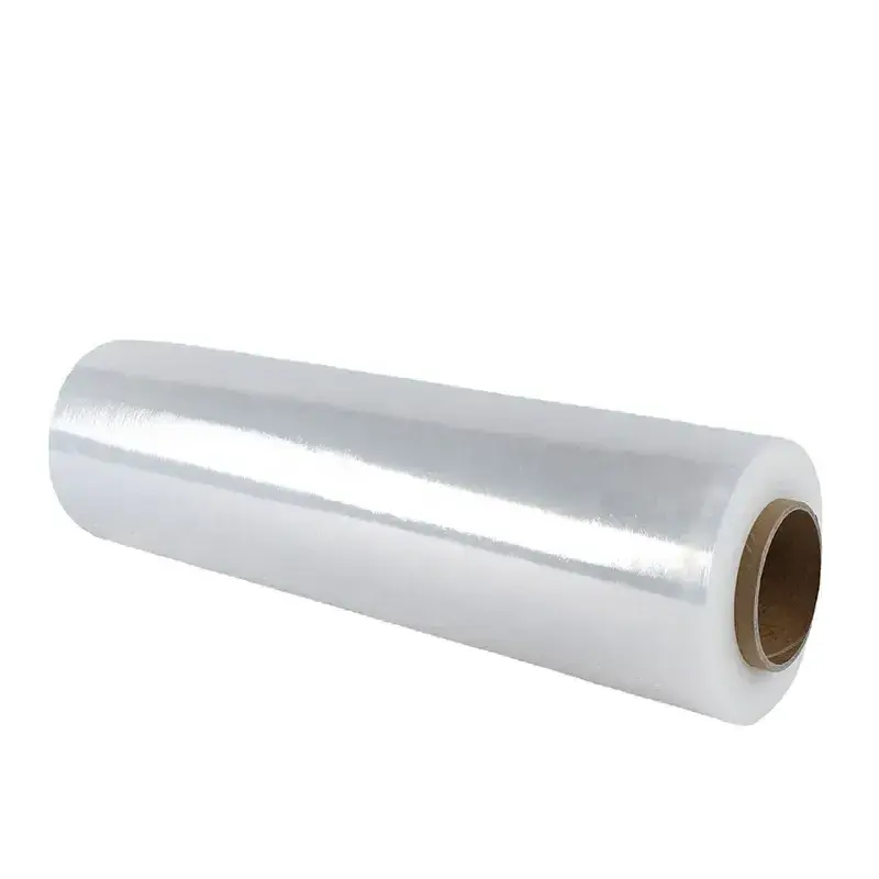 Free Sample PE Clear or black plastic PE pallet stretch wrap cling film wrapping film from china