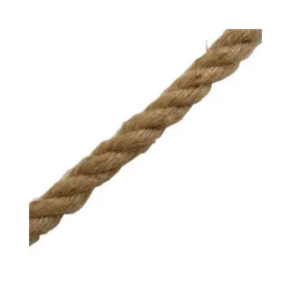 Factory Direct Supply 1-60mm Thickness Natural Jute Twisted Rope   From Guangdong