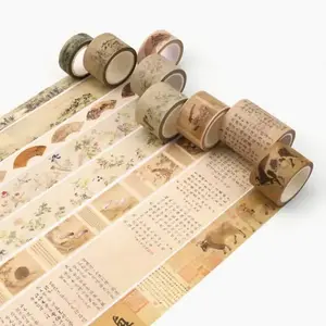 DIY Custom Printing Colored Adhesive Paper Masking Washi Tapes Japanese Washi Tape Mumbai Indonesia Washi Paper Tape