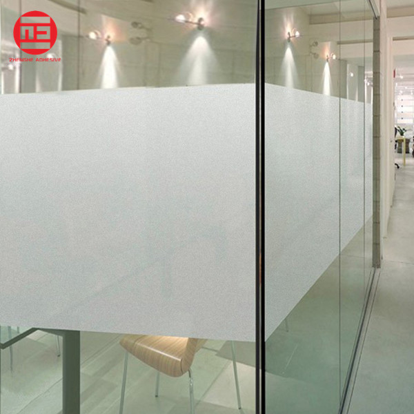 PVC self adhesive privacy sandblast vinyl film frosted glass decorative sticker