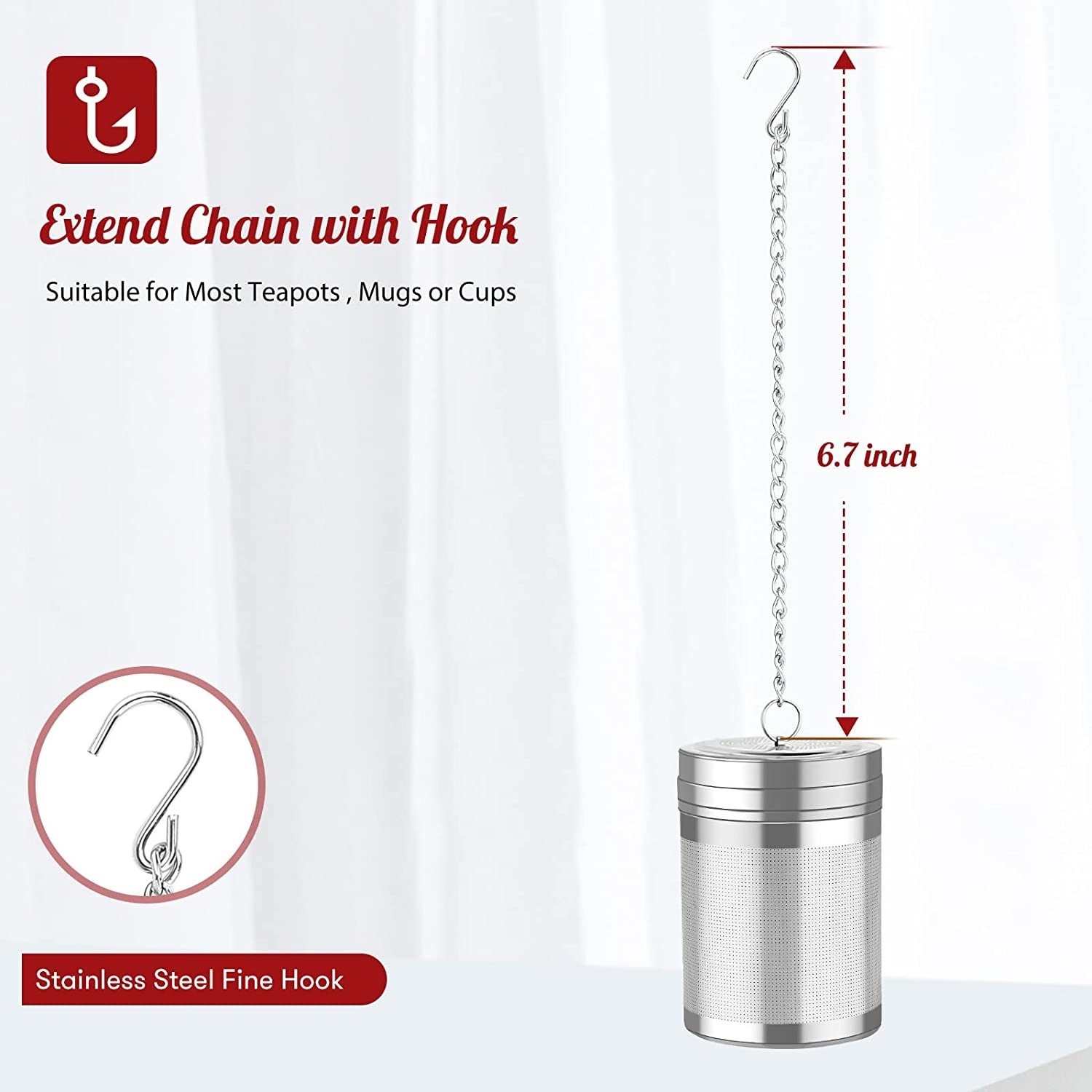 tea strainer stainless steel Tea strainer