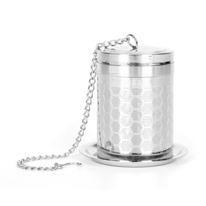 Basket Mesh Tea Infuser Strainer Set With Extended Chain For Loose Stainless Steel Tea Infuser