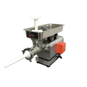 commercial stainless steel meat grinder machine industrial electric meat mincer with sausage filler