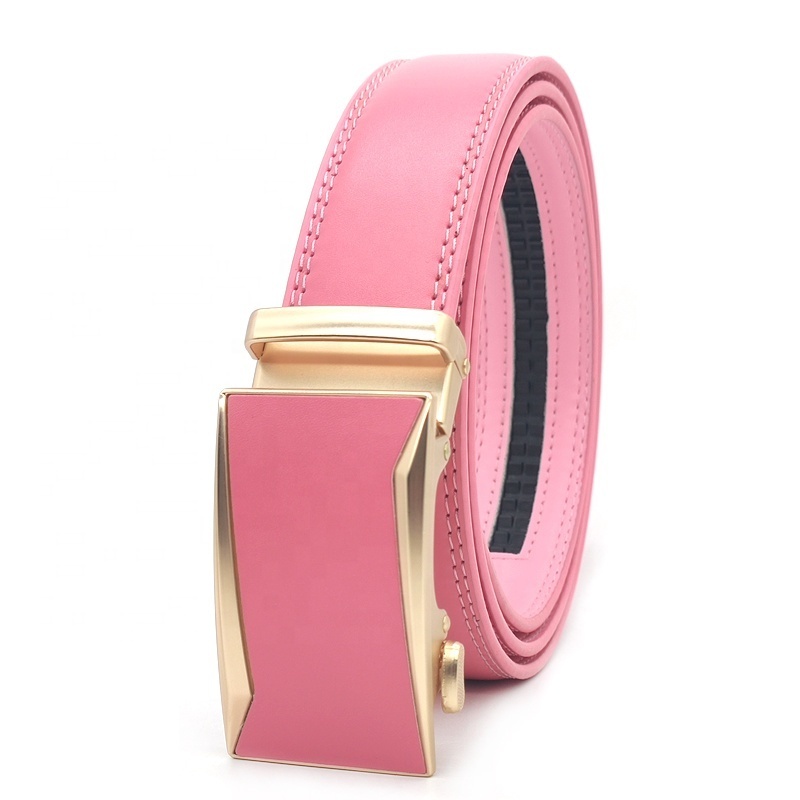 Designer Belt Men's Colorful Leather Automatic Buckle Pure Cow Belt Youth Fashion Belt