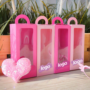 Custom Doll Packaging Box Window Box with Handle Doll Packaging Boxes