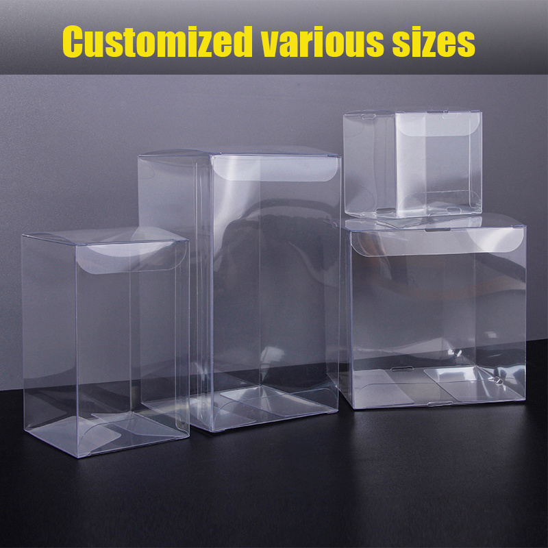 Custom Clear Packaging Box Recycle PET  PP PVC TransparentBox Funko Pop Protector Acetate Plastic Boxes