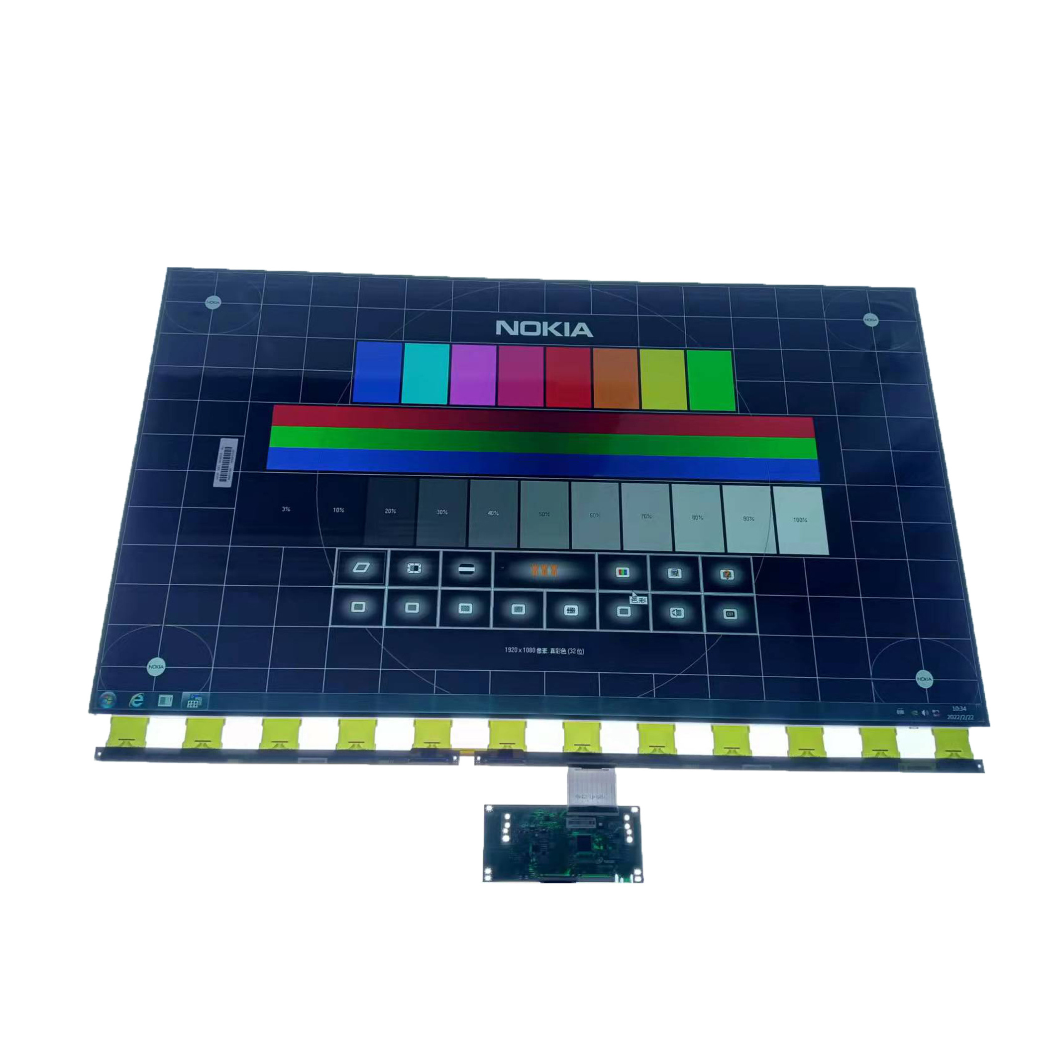 cost wholesale led tv display panels 43 inch HV430QUB-F1A led tv open cell panel FOR Samsung TV screen new