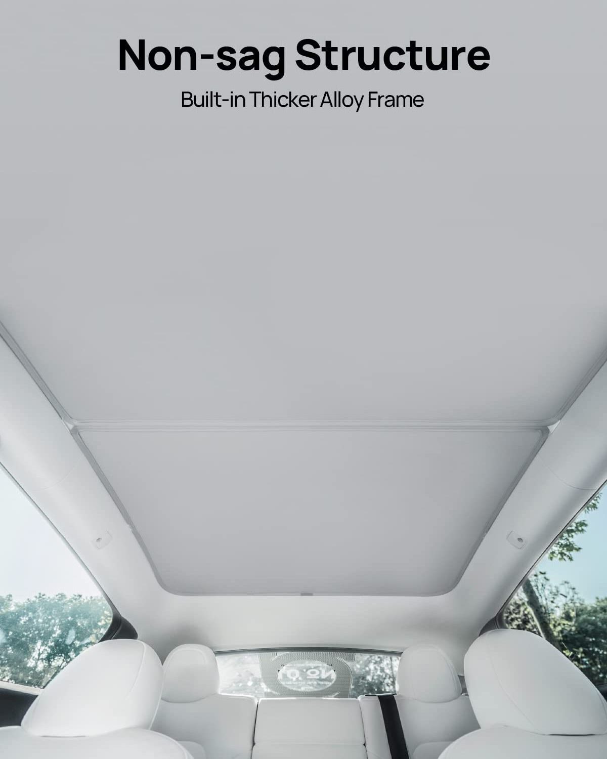 Car Interior Accessories Nano Panoramic Skylight Sun Shade Umbrella Vchicle Roof Sunshade Car Sunshade For Car Tesla Model 3 Y