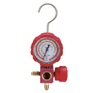 R32 R410A R22 Refrigeration Single Manifold Pressure Gauge Set-VMG-1C-R32-H