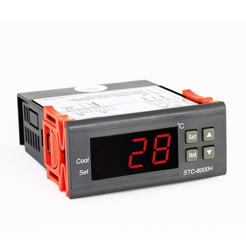 New 220V Digital LCD Sensor Temperature Control Controller With Alarm STC-8000H wholesale