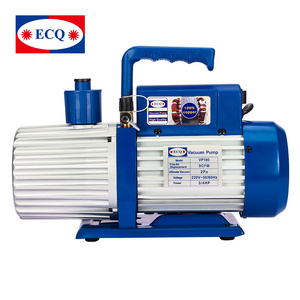 ECQ Factory price 5cfm 2stage HVAC/R refrigeration AC Rotary Vane Double Stage 1/2HP Oil Vacuum Pump VP245N