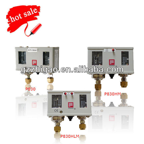 DUAL PRESSURE CONTROLS Compressor Pressure Switch Controller factory mini order automatic pressure control switch