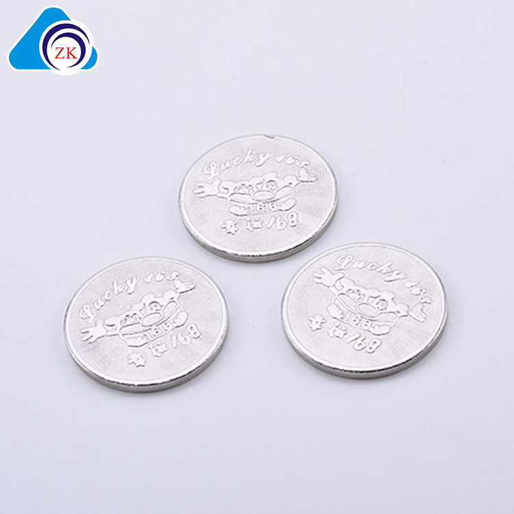 Manufacturer Custom Best Sell Laundry Stainless Steel Token,Boat Game Token coin