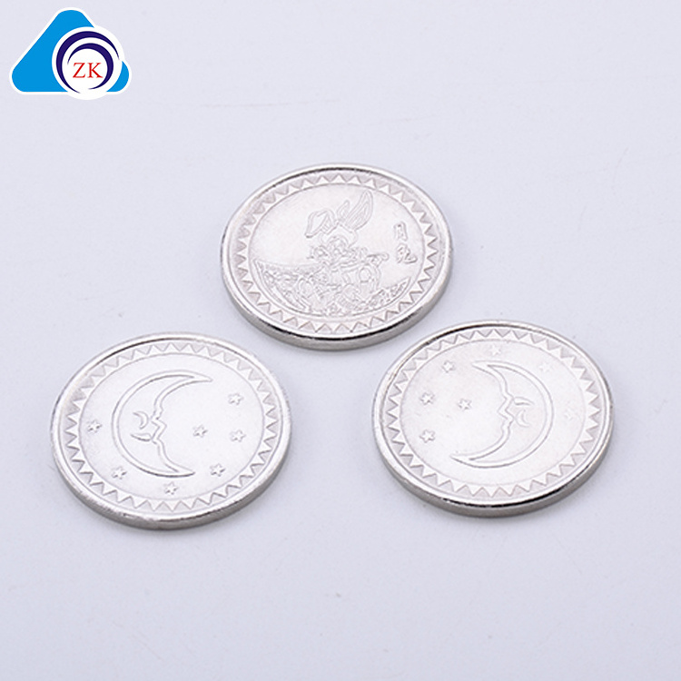 Manufacturer Custom Best Sell Laundry Stainless Steel Token,Boat Game Token coin