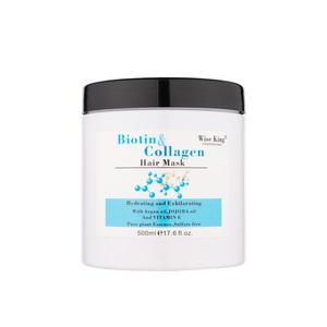 Organica Biotin and ginger hydrating hair treatment mask for dry damaged hair after color dye with private  label