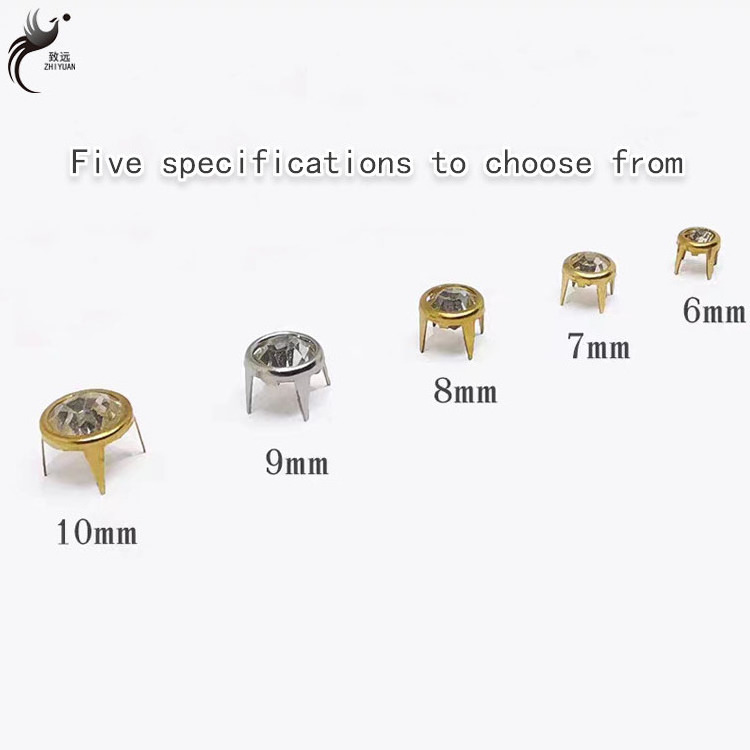 Best selling Rhinestone Rivet Decoration Clothes Shoes DIY Crafts claw Rhinestone