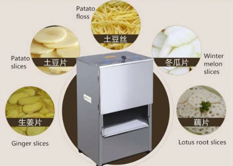 Steel commercial Onion Potato slicer slicing machine slicing machine melon and fruit ginger slicer vegetable slicer