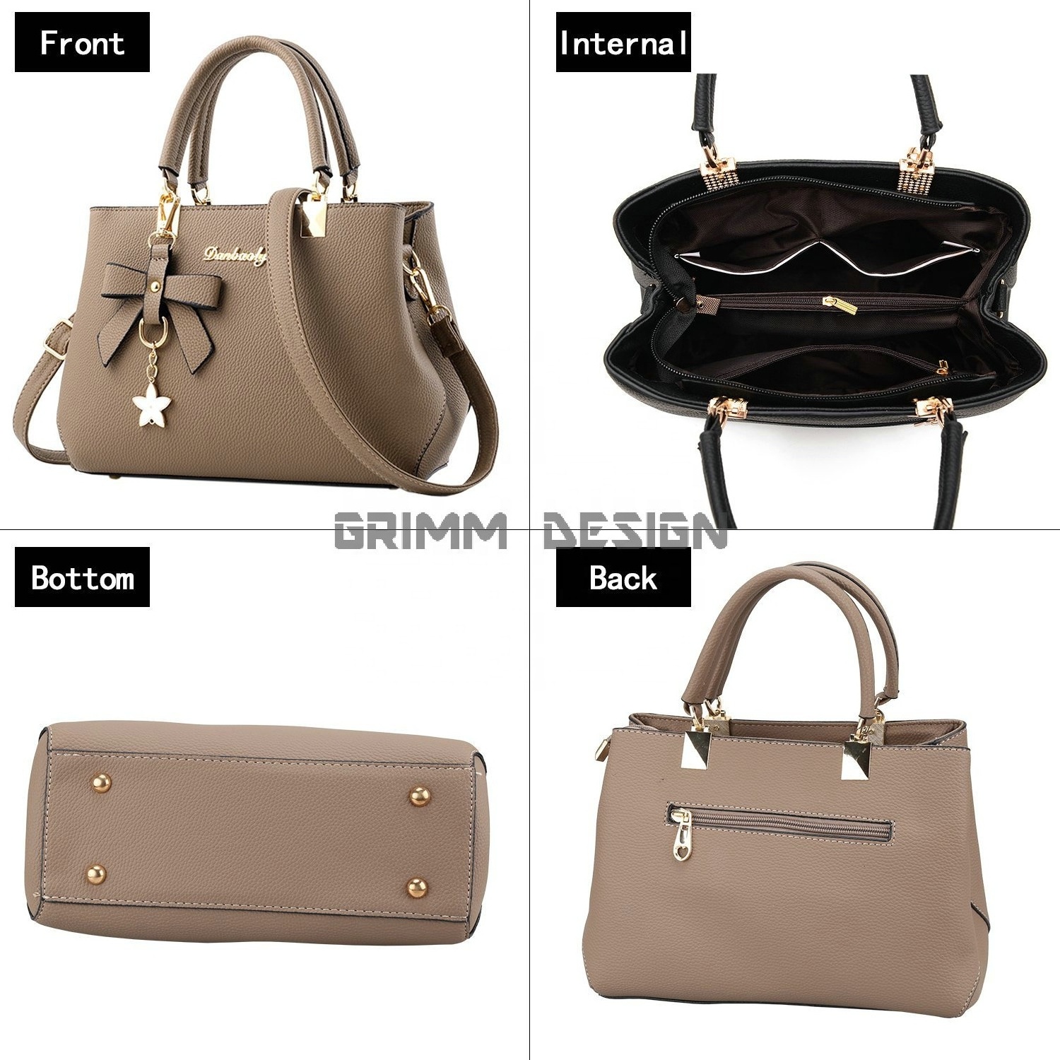 China Guangzhou market cheap PU leather female wholesale lady women handbag