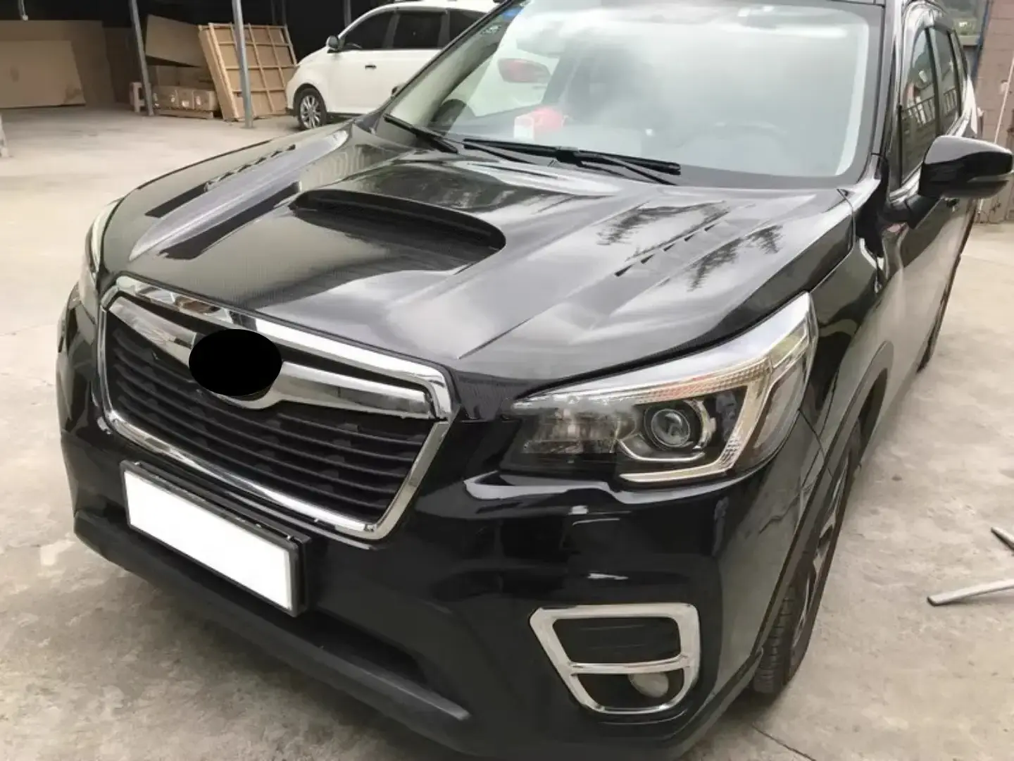 Engine Hood assembly for Subaru Forester 2019 2020 2021 2022 2023 modified Carbon Fiber Body Kit Auto Accessories