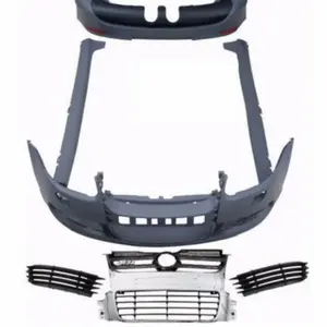 Body Kit Front Rear Bumper Grill Side Skirt Assembly for Volkswagen vw Golf 5 Modified R32 Style Fog Lamp Frame Car Accessories