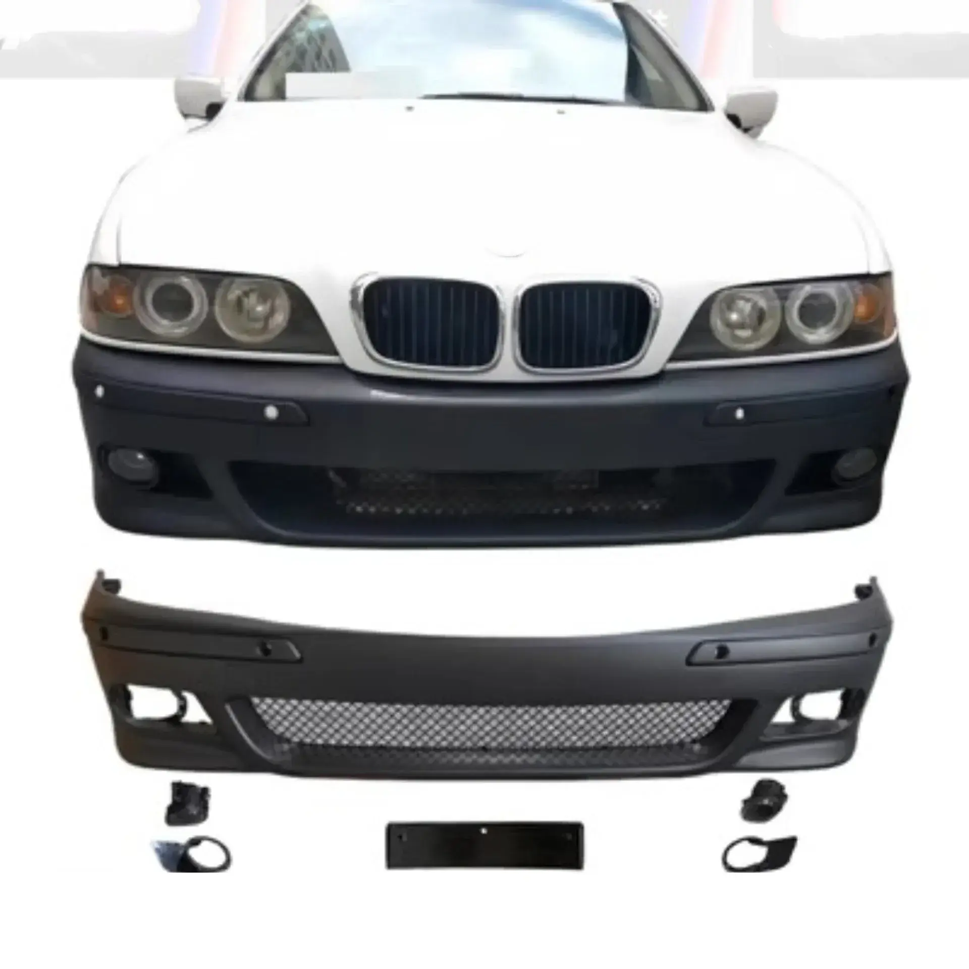 Front Rear Bumper Assembly Grille for BMW 5 Series E39 2004-2006 Modified M5 Style Kit Car Accessories