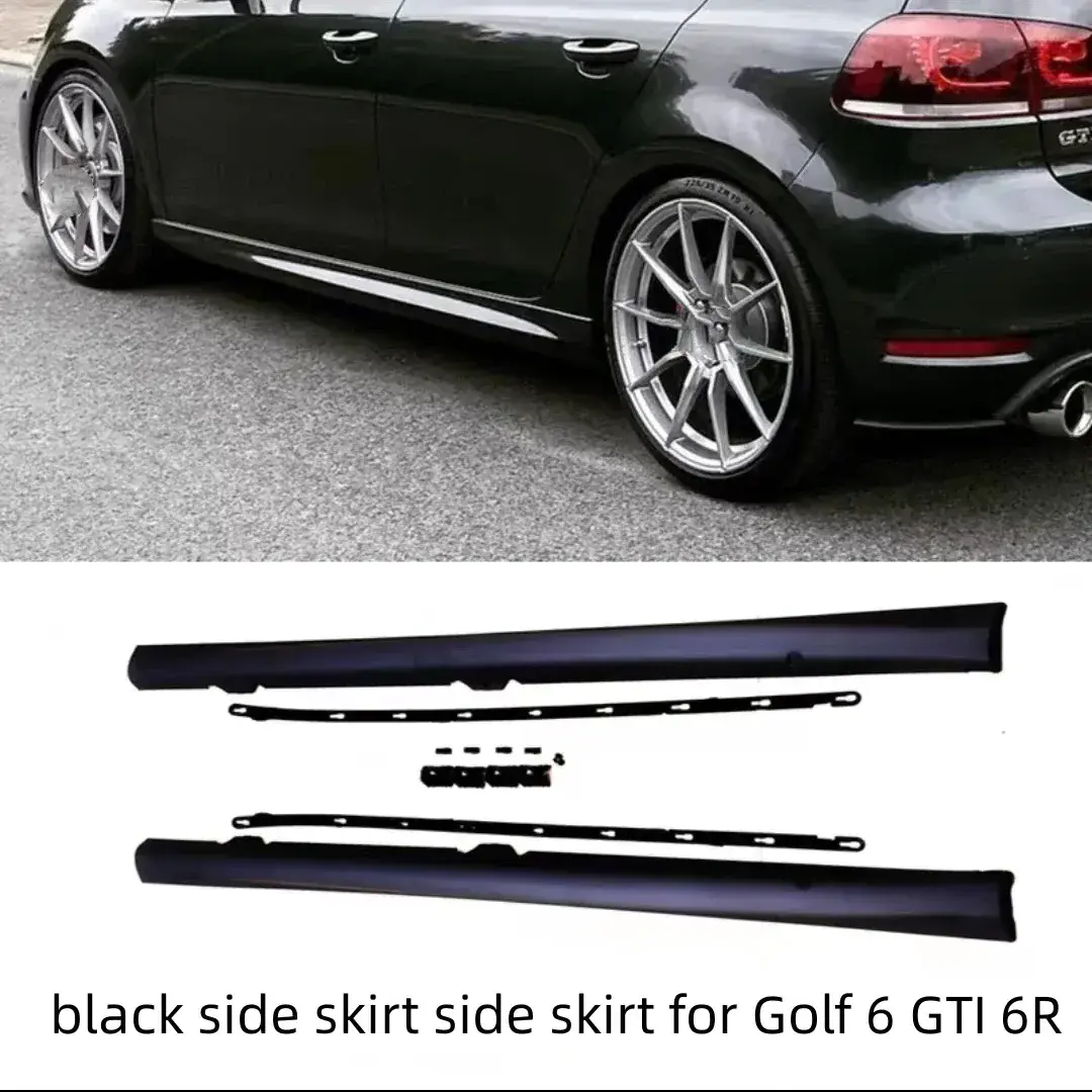 Body Kit front rear bumper Gill Mask taillight for Volkswagen vw Golf 6 upgrade to 6R 6GTI R20 style side skirt Car Accessories