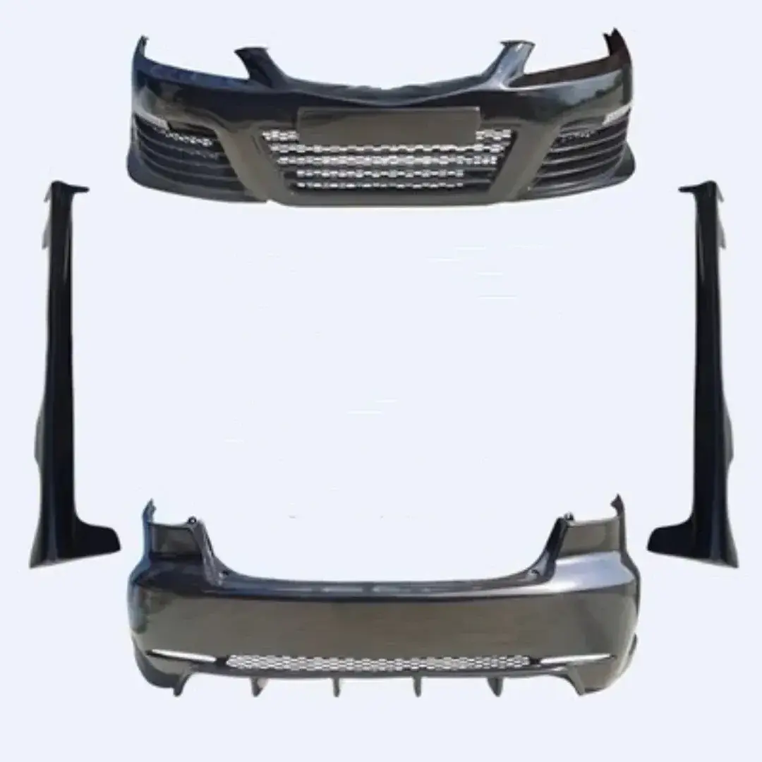 Body Kit Unpainted ABS Front Rear Bumper Side Skirt for Mazda 6 2003-15 modified Daytime Running Light Auto Accessories