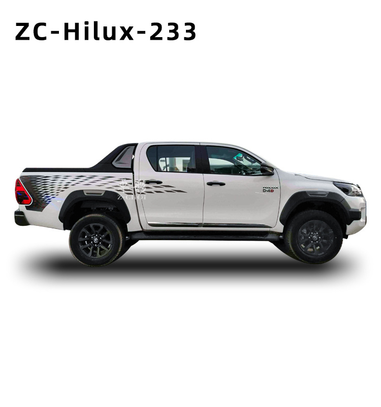 Zhuocai 2021 model autocollants hilux Body Vinyl Car Decal Sticker For Hilux 2021