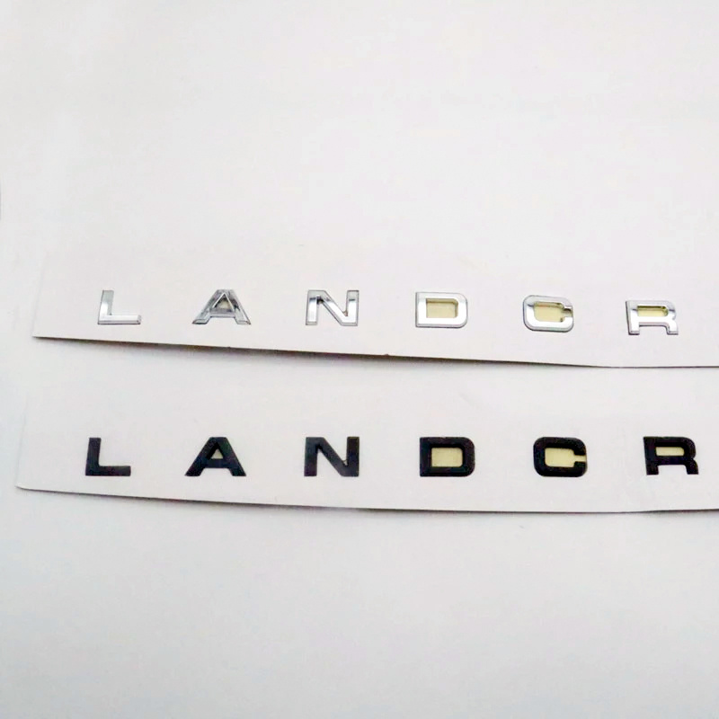 Guangzhou trim and sticker alphabet body Car logo Decals Sticker For Prado landcruiser